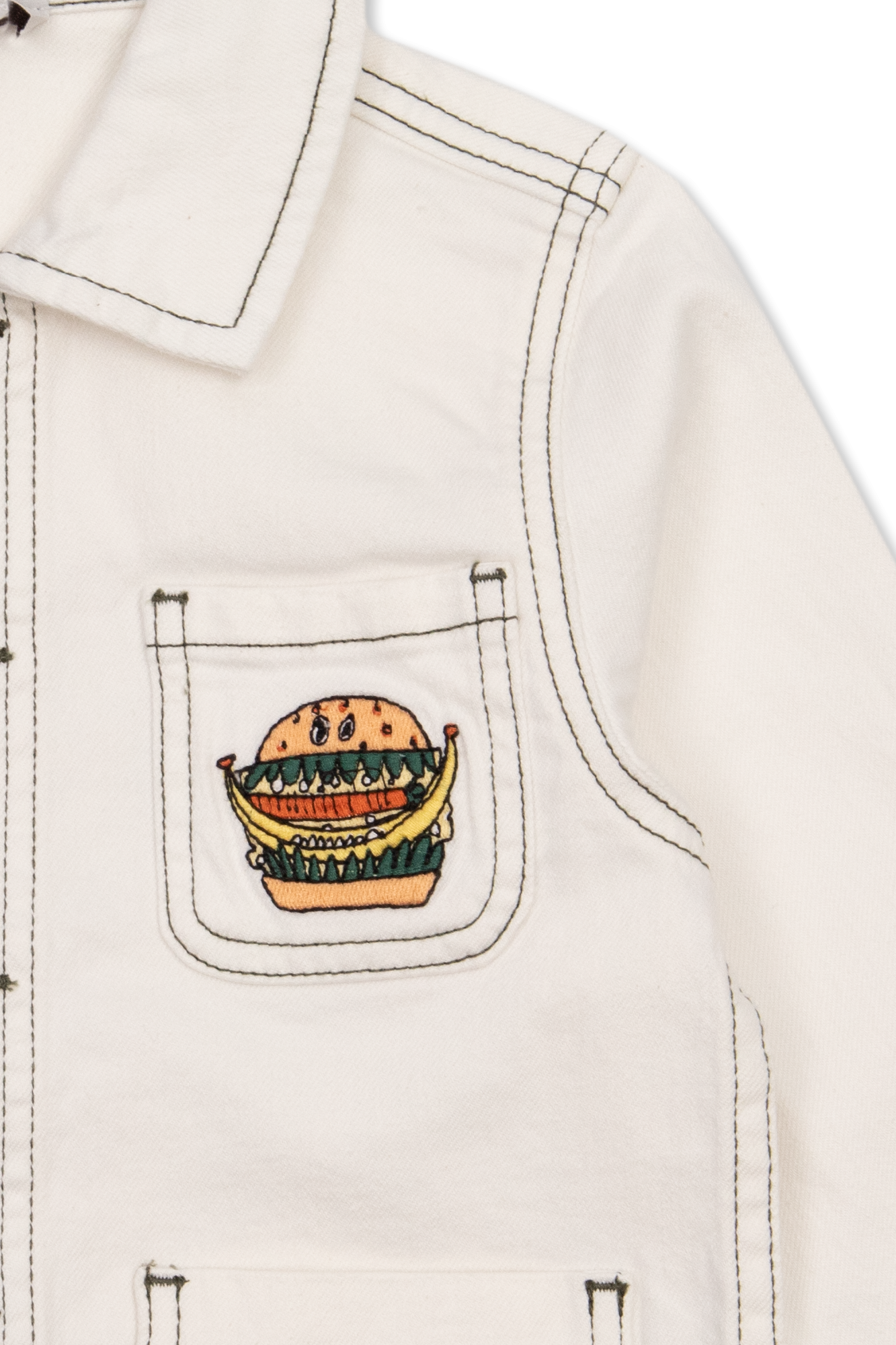 Kids white best sale jean jacket